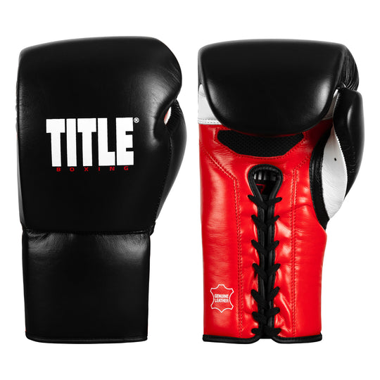 TITLE Boxing Gel Generation Leather Lace Sparring Gloves
