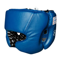 color:blank blue::TITLE Boxing USA Boxing Competition Headgear - With Cheeks main view