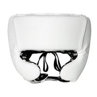 variant:blank white::TITLE Boxing USA Boxing Competition Headgear - With Cheeks front view