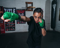 TITLE Boxing Advanced Semi-Elastic Assorted Hand Wraps (10 Pair)