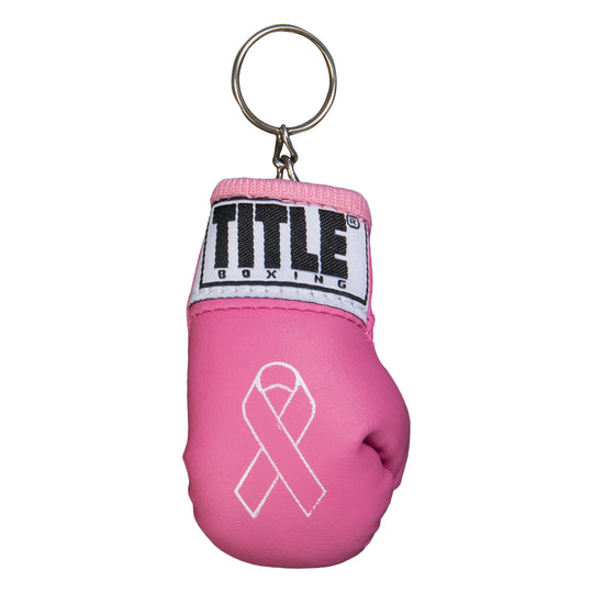 TITLE Boxing Breast Cancer Awareness Boxing Glove Keyring
