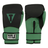 color:Black/Green::TITLE Boxing Conquest Training Gloves main view