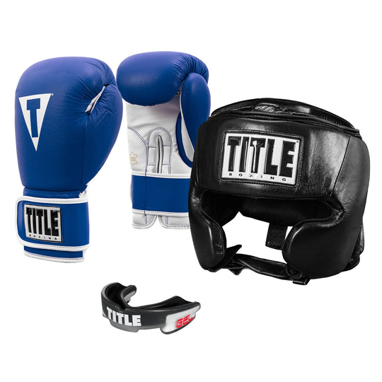 TITLE Boxing Leather Sparring Bundle