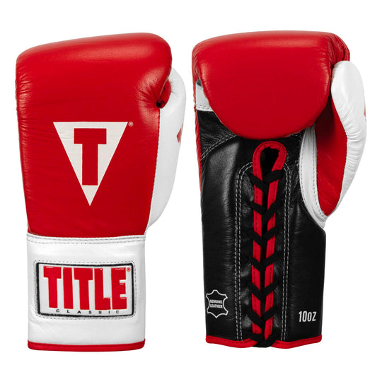 TITLE Classic Pro Fight Boxing Gloves