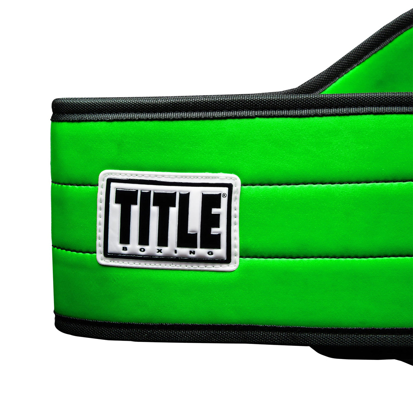 variant:green::TITLE Boxing World Boxing Champion Title Belt back view title logo