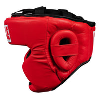 variant:Red/Black::TITLE Classic Full Coverage Training Headgear 2.0 side view