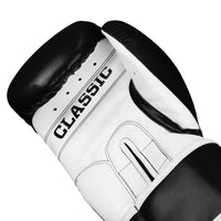 variant:black/white::TITLE Classic Pro Style Training Gloves 3.0 palm view