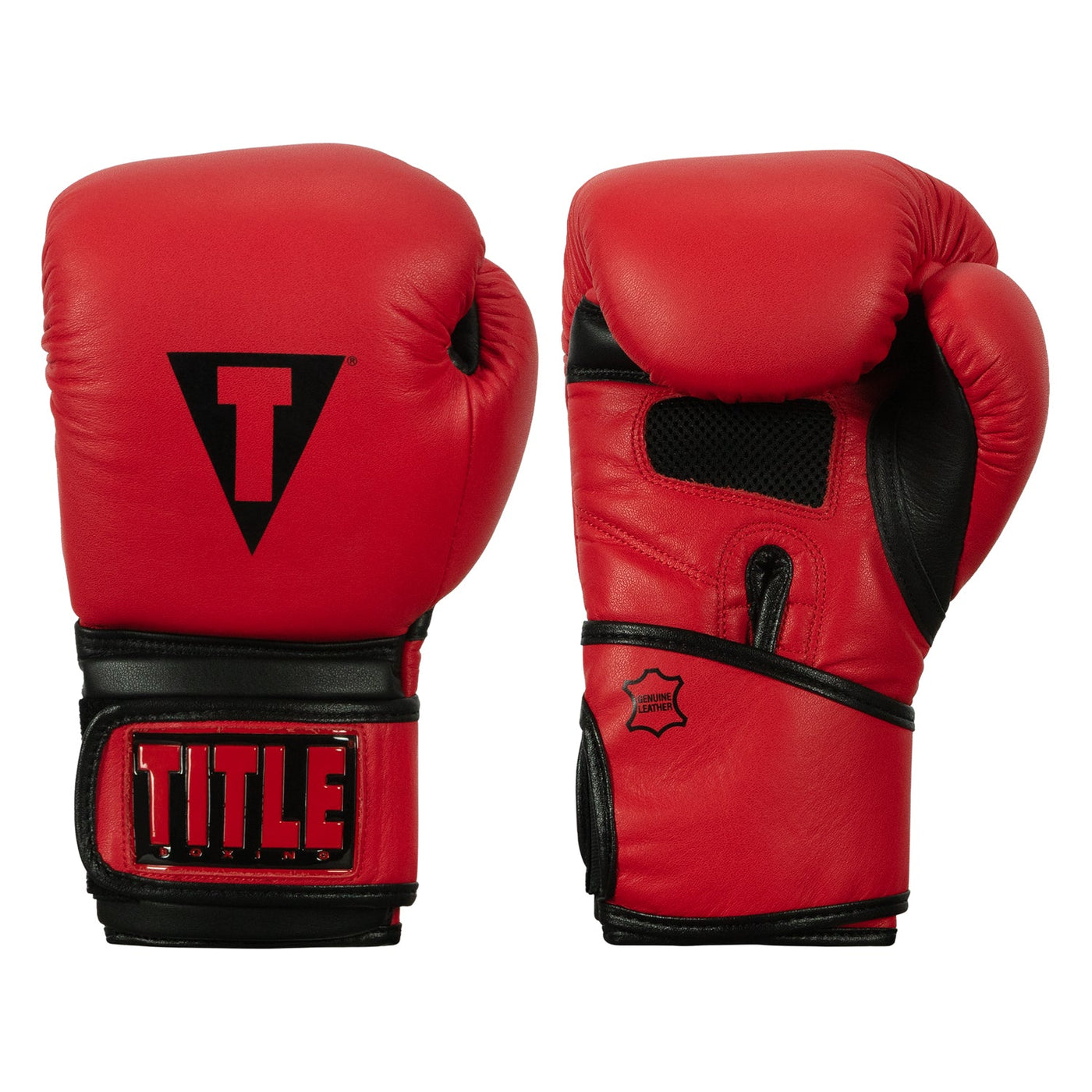 color:red/black::TITLE Boxing Dauntless Training Gloves