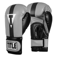 variant:Black/Grey::TITLE Boxing World Bag Boxing Gloves side by side view