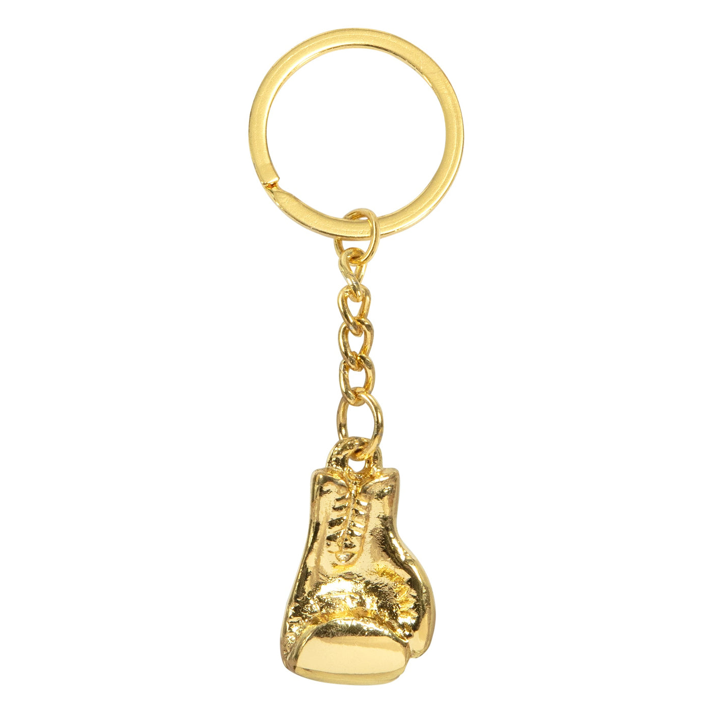 variant:gold::TITLE Boxing Luxury Glove Keyring back view