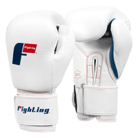 variant:white::Fighting Leather Heavy Bag Gloves  side view