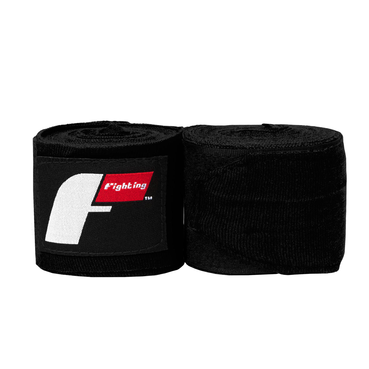 color:Black::Fighting Semi-Elastic 180" Hand Wraps