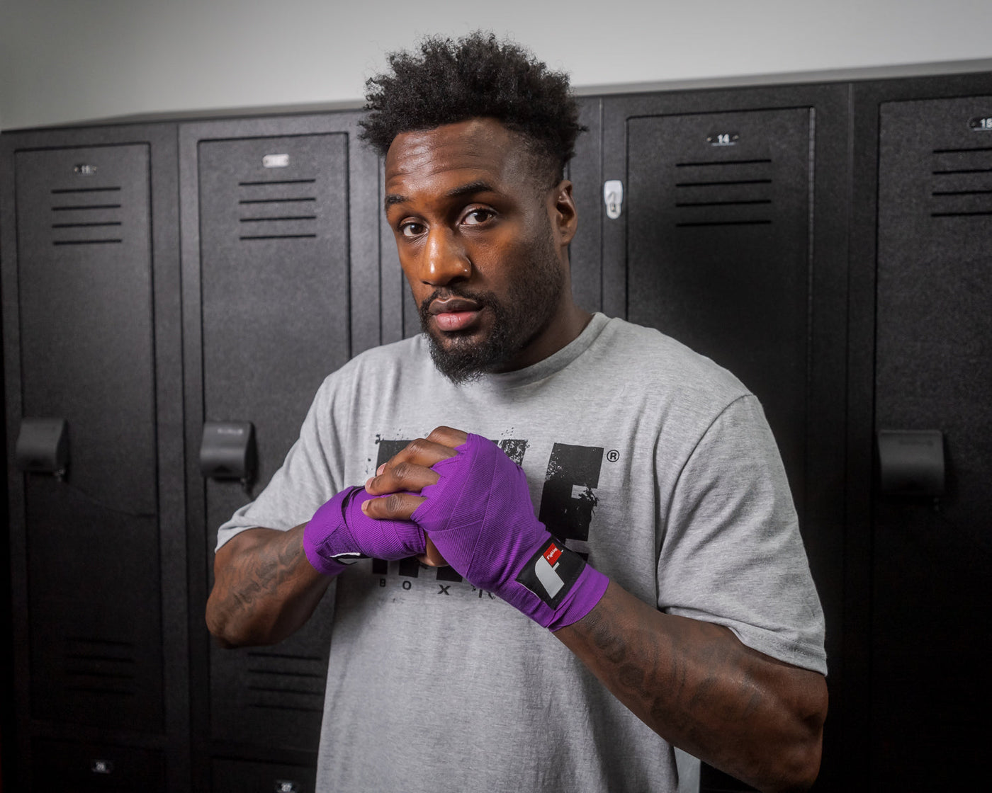 variant:Purple::Fighting Semi-Elastic 180" Hand Wraps