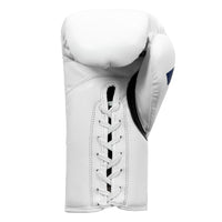 variant:White::Fighting Fearless Certified Pro Fight Gloves II back view