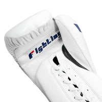 variant:White::Fighting Fearless Certified Pro Fight Gloves II hand view