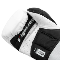 variant:White/Black::Fighting S2 GEL Power Sparring Gloves hand view