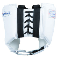 variant:White::Fighting USA Boxing Competition Headgear with Cheeks back view