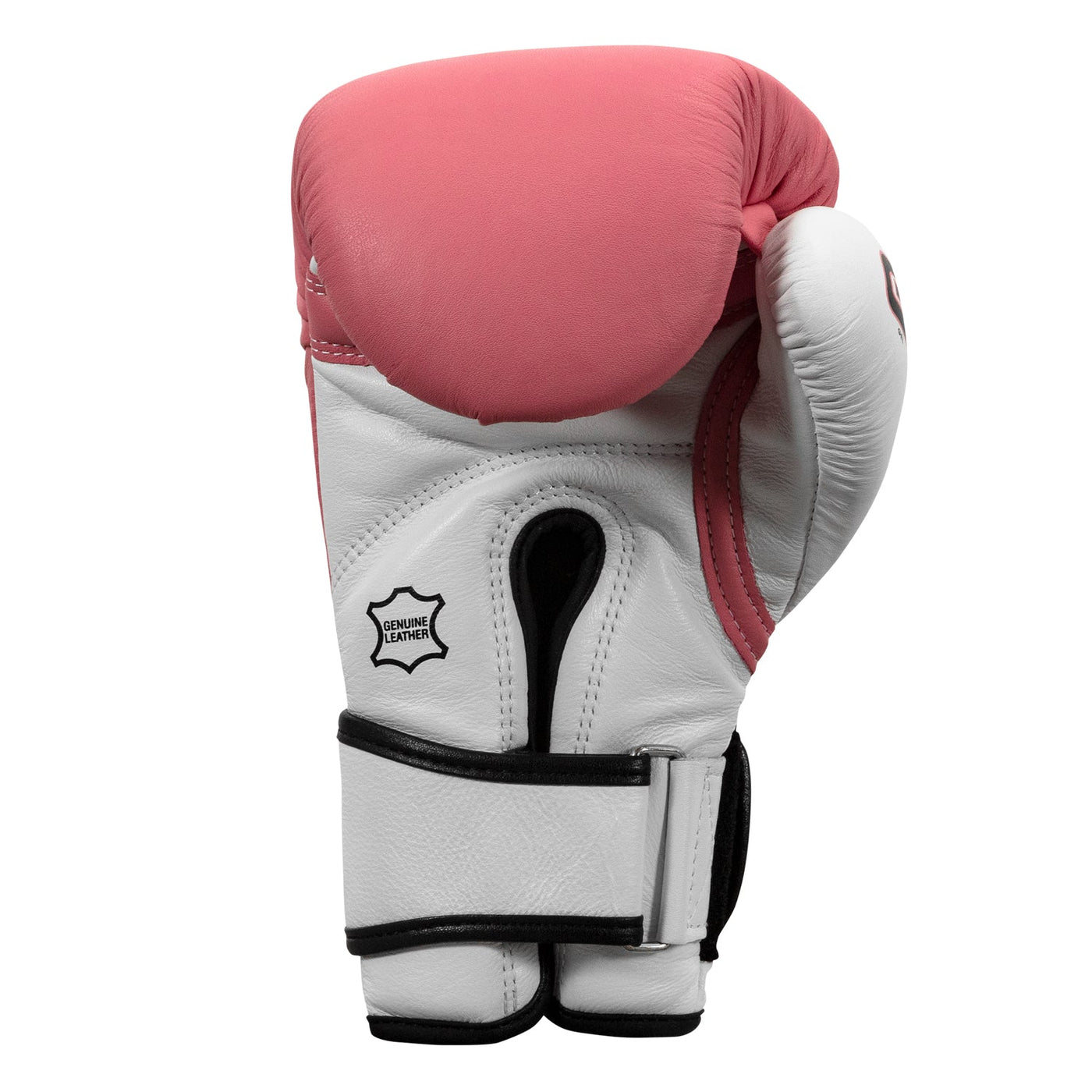 variant:Pink/White::TITLE Boxing Gel World Bag Gloves palm view