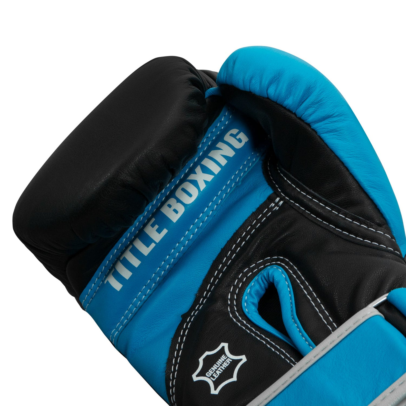 variant:Black/Light Blue::TITLE Boxing Gel World V2T Bag Gloves fifth image