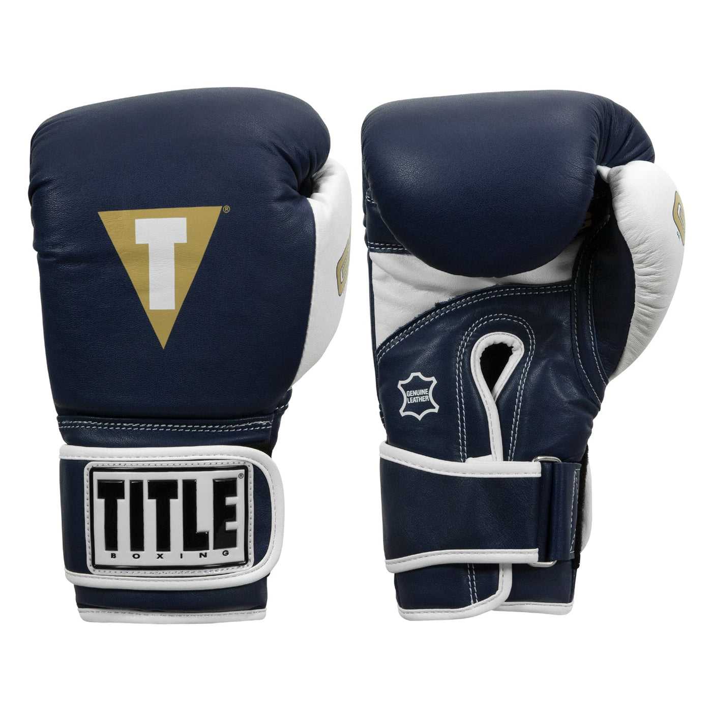 color:navy/white::TITLE Boxing Gel World V2T Bag Gloves main view