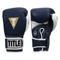 color:navy/white::TITLE Boxing Gel World V2T Bag Gloves main view