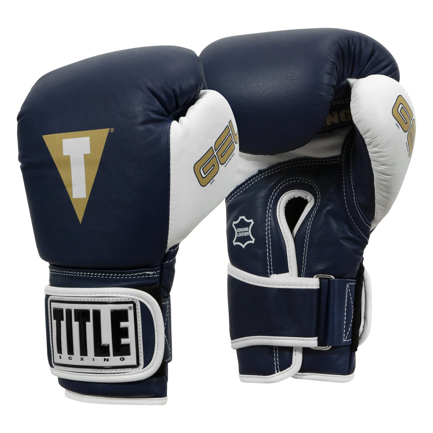 variant:navy/white::TITLE Boxing Gel World V2T Bag Gloves side view