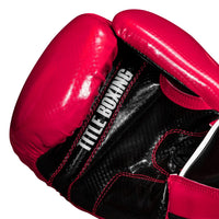 variant:pink/black::TITLE Boxing Instinct Fitness Bag Gloves fifth view