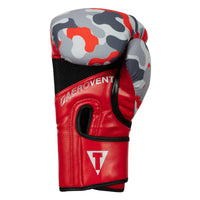 variant:grey/red::TITLE Boxing Infused Foam Camo Color Pop Bag Gloves palm view