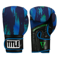 color:Blue/Green::TITLE Boxing Infused Foam Electric Bag Gloves main view