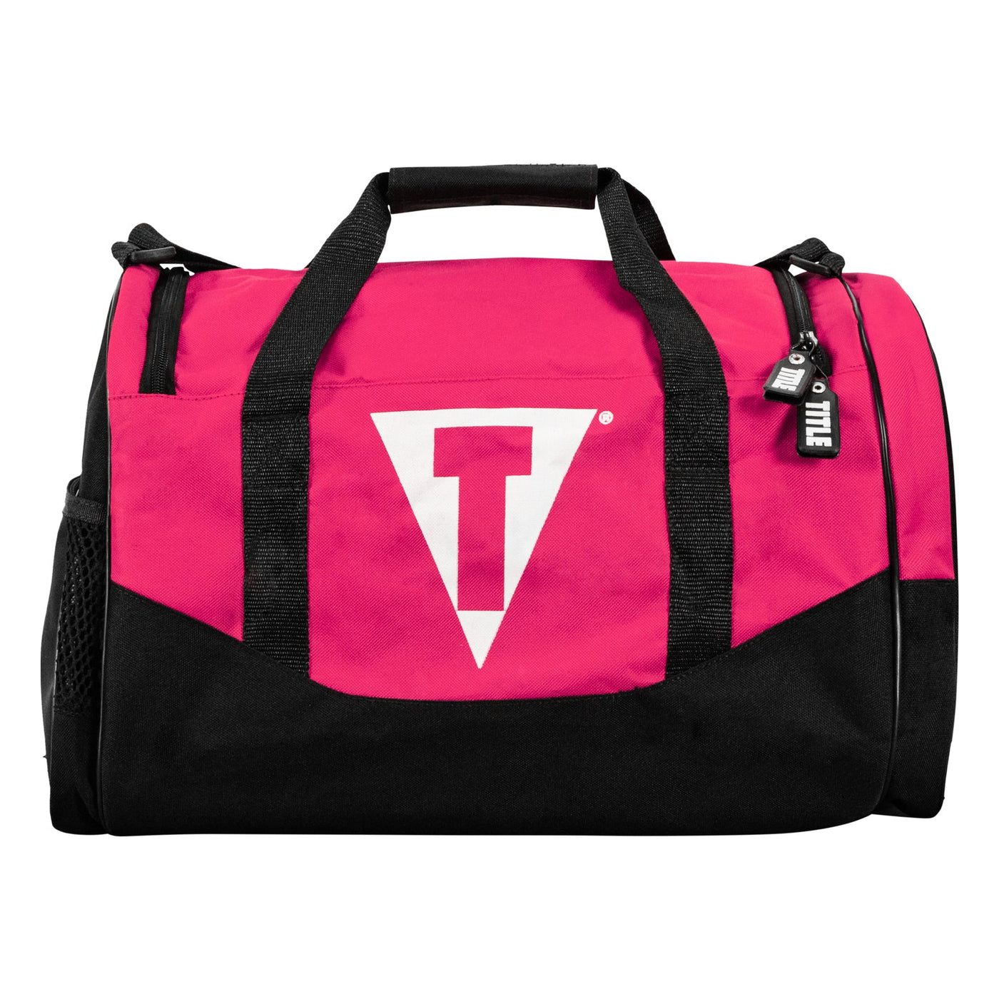 variant:pink::TITLE Boxing Individual Sport Bag t side