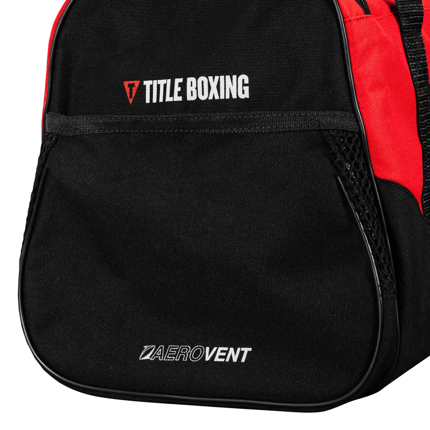 variant:red::TITLE Boxing Individual Sport Bag side view TITLE BOXING