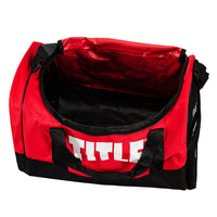 variant:red::TITLE Boxing Individual Sport Bag top open 