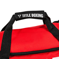 variant:red::TITLE Boxing Individual Sport Bag strap view
