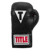 variant:Black::TITLE Classic Adult & Youth Boxing Gloves back view