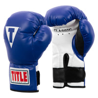 variant:blue/black/white::TITLE Classic Kid & Youth Boxing Gloves 2.0 second view