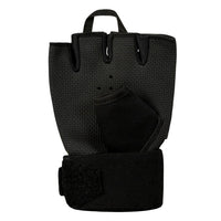 variant:black/gold::TITLE Boxing Defender Sublimated Glove Wraps