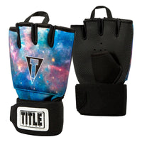 variant:black::TITLE Boxing Defender Sublimated Glove Wraps