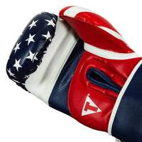 variant:red/white/blue::TITLE Boxing Liberty Bag Gloves palm view