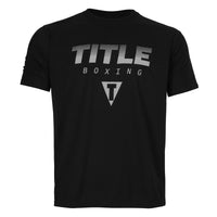 color:black::TITLE Boxing Streaked Print Tee main view