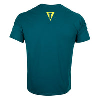 variant:blue::TITLE Boxing Streaked Print Tee back view