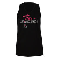 color:black::TITLE Boxing Chic Script Women's Tank main view