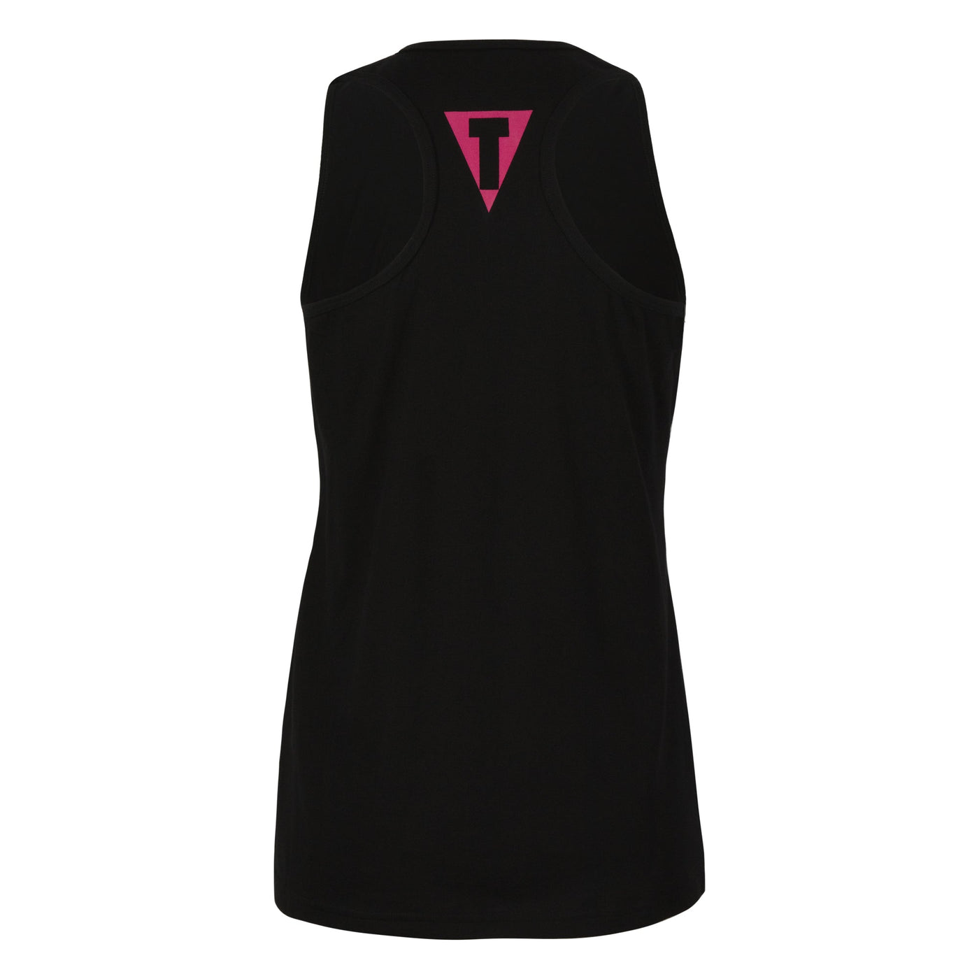 variant:black::TITLE Boxing Chic Script Women's Tank back view