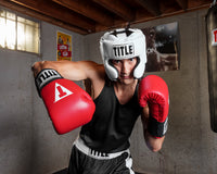 variant:white::TITLE Boxing USA Boxing Masters Competition Headgear boxing right jab