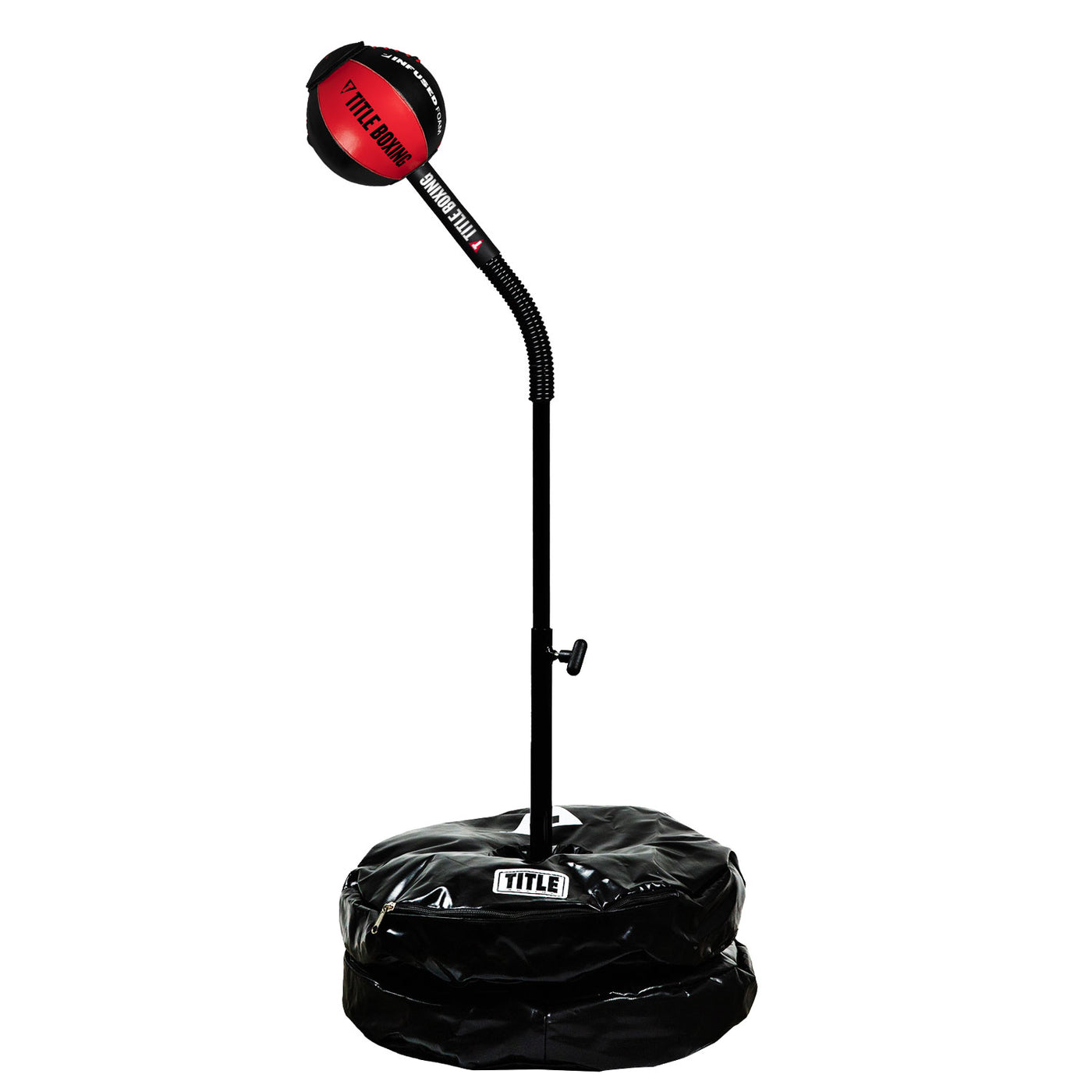 variant:lifestyle::TITLE Boxing Made in the USA Deluxe King Cobra Reflex Bag showing ball movement