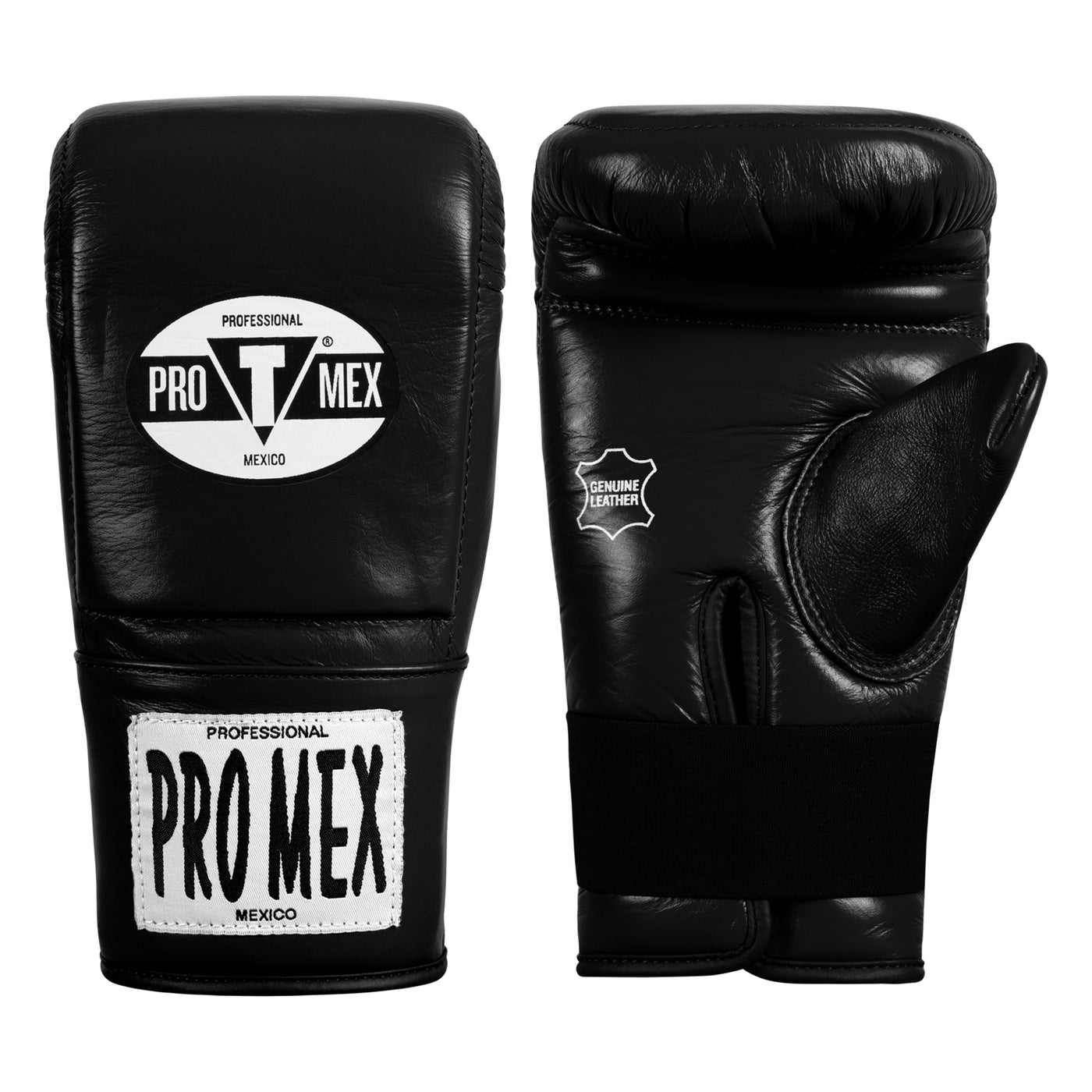 color:Black::Pro Mex Professional Heavy Bag Gloves main view