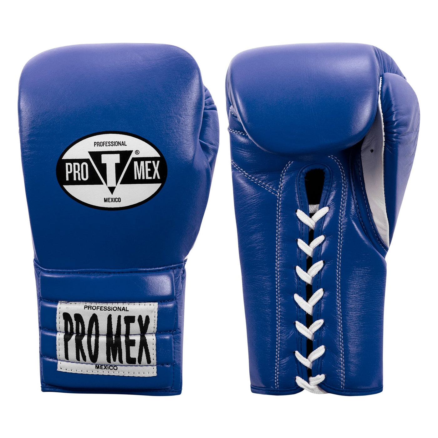 color:Blue/White::Pro Mex Professional Lace Sparring Gloves V3.0 main view