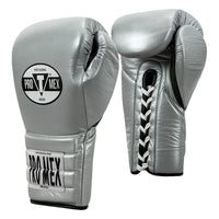 variant:silver::Pro Mex Professional Lace Sparring Gloves V3.0 side view