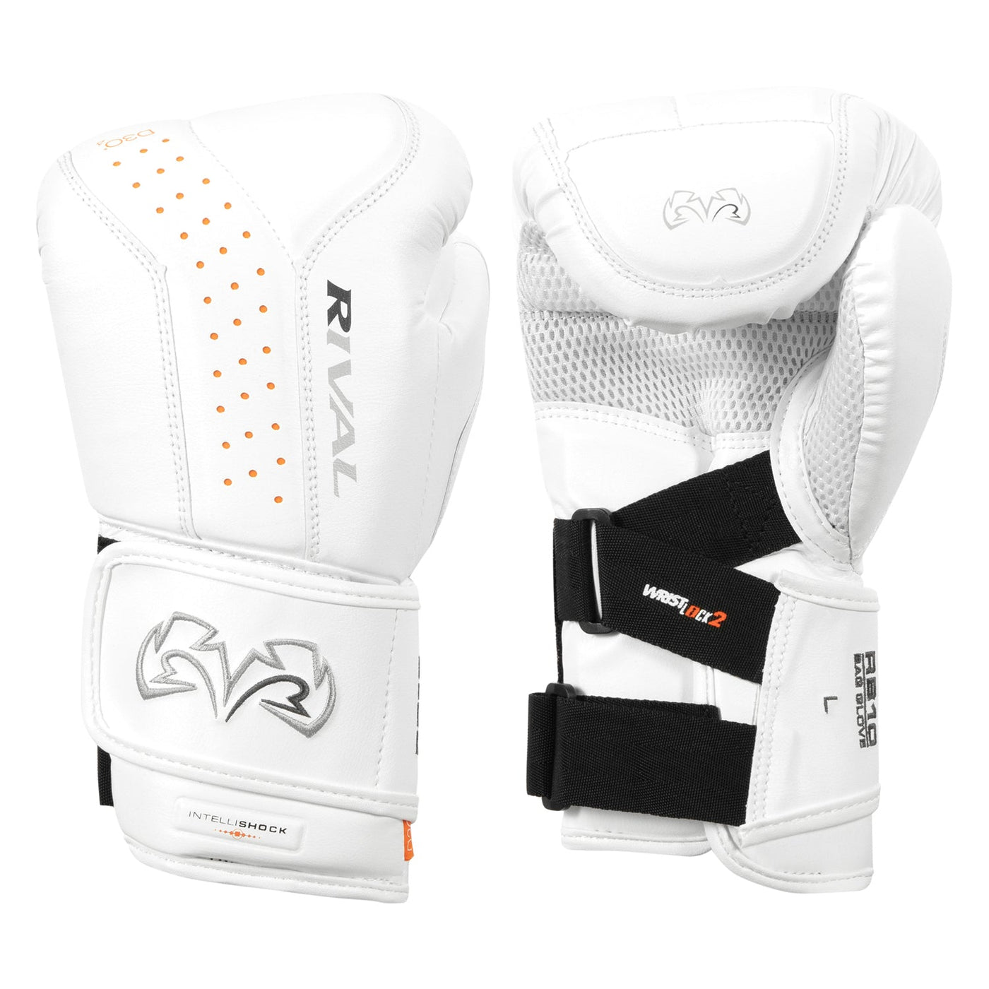 color:White::Rival RB10 Intelli-Shock Bag Gloves