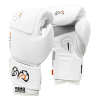 variant:white::Rival Boxing Intelli-Shock Leather Bag Gloves