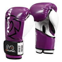 variant:Purple::Rival Boxing Fitness Bag Gloves side view